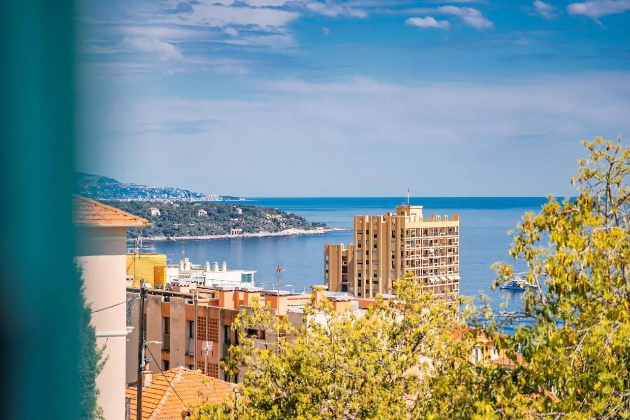 Apartament Frontiere De Monaco - Balconnet Vue Mer - Ba Beausoleil
